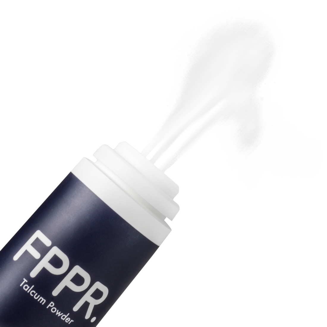 Witte bus met onderhoudspoeder voor masturbators. Gemaakt door FPPR en te koop bij Flavourez.