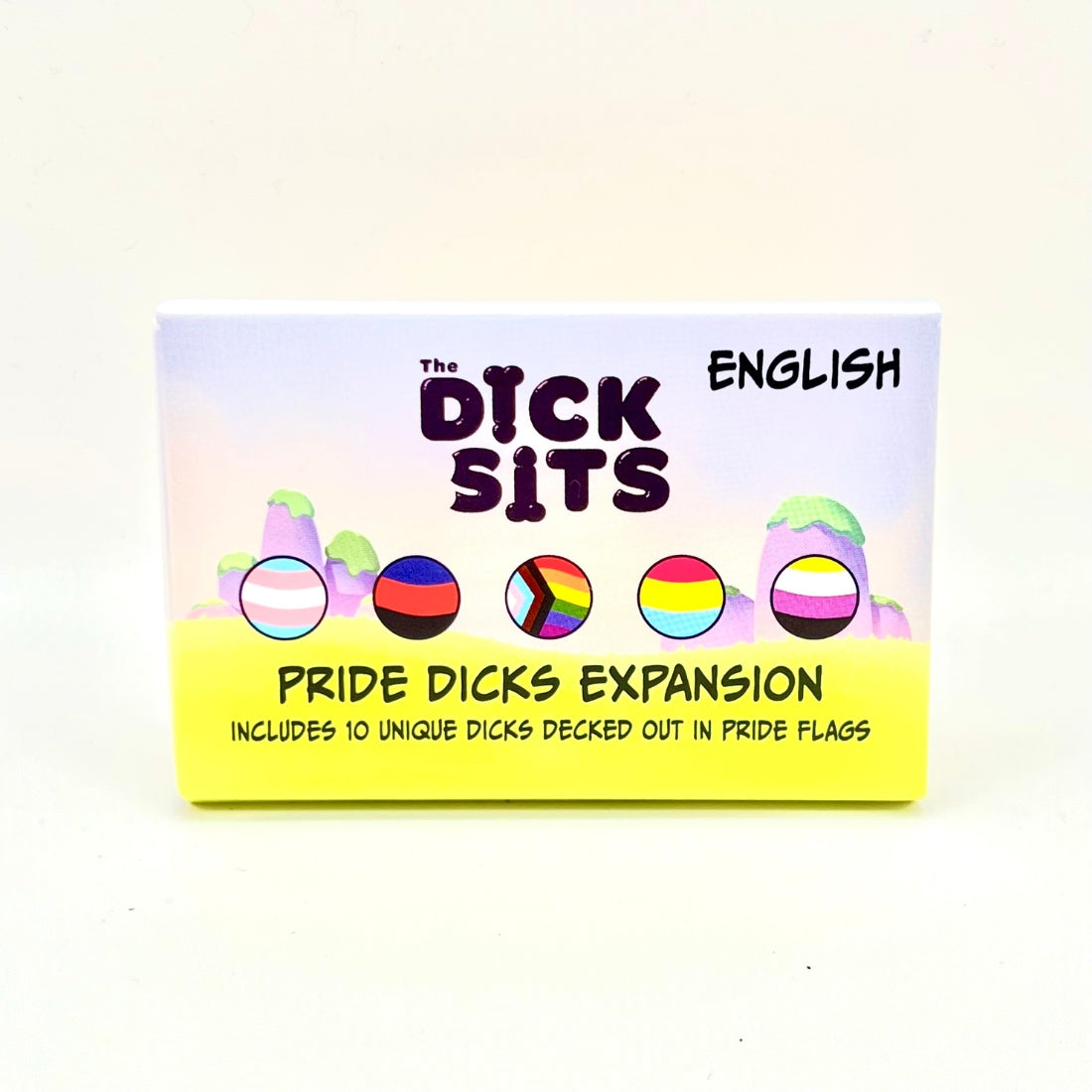 Uitbreiding 'Pride Dicks' voor het spel The Dick Sits.