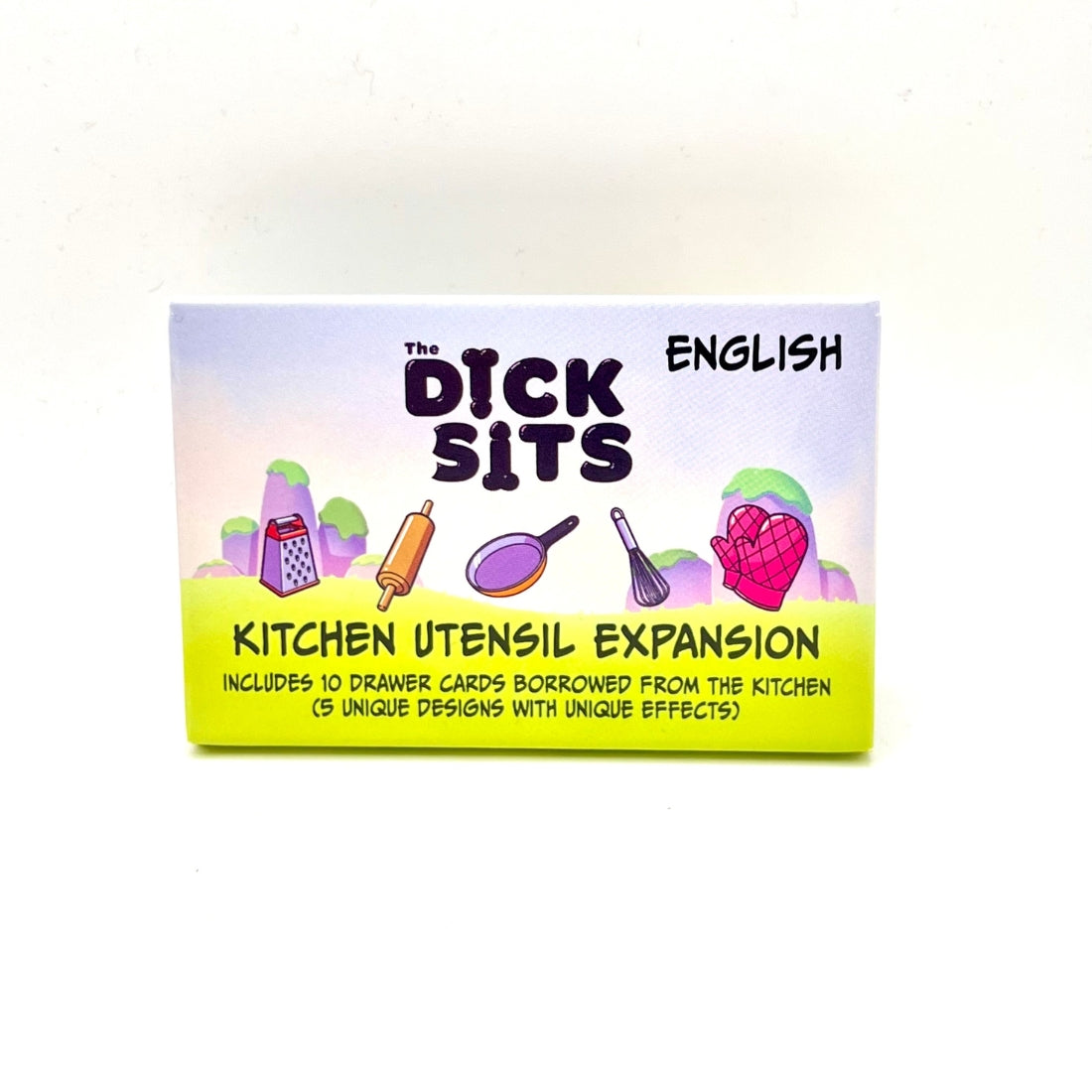 Uitbreiding 'Kitchen Utensils' voor het spel The Dick Sits.