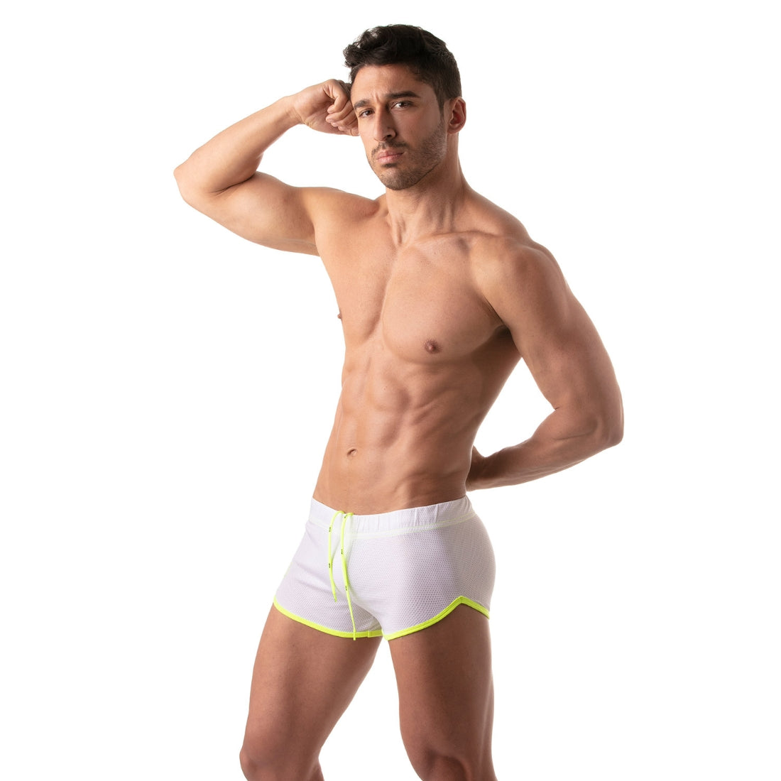 Tof Paris - Pantalón corto de malla - Blanco