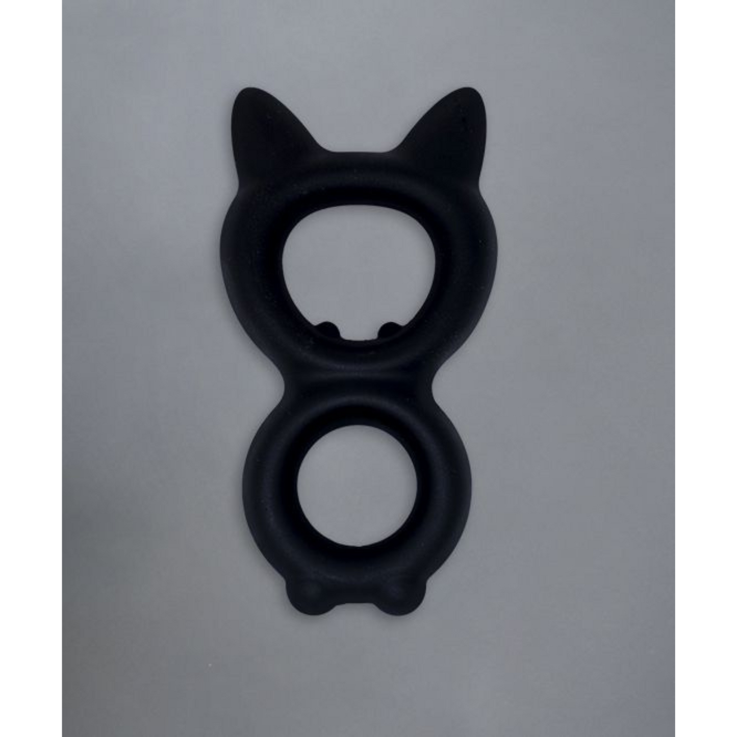 Zwarte zwarte Horny Devil Cock en Ball Ring van Andrew Christian. Perfect voor gay mannen en te koop bij Flavourez.