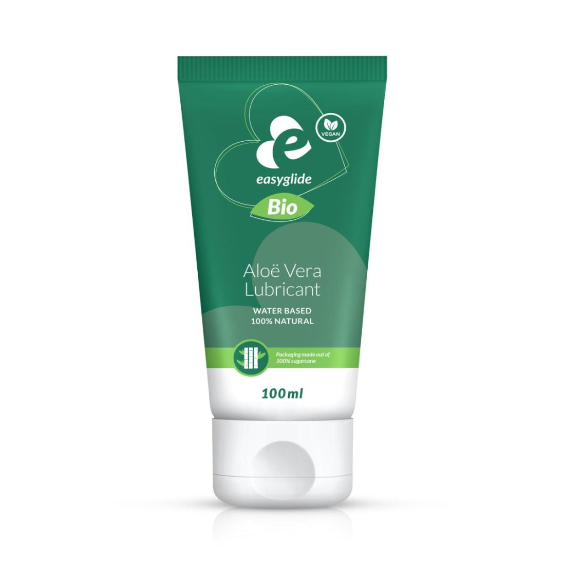 Tube met 100ml Bio & Natural Aloe Vera glijmiddel van EasyGlide. Te koop bij Flavourez.