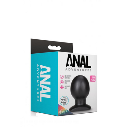 Zwarte butt plug van Anal Adventures is te koop bij Flavourez.