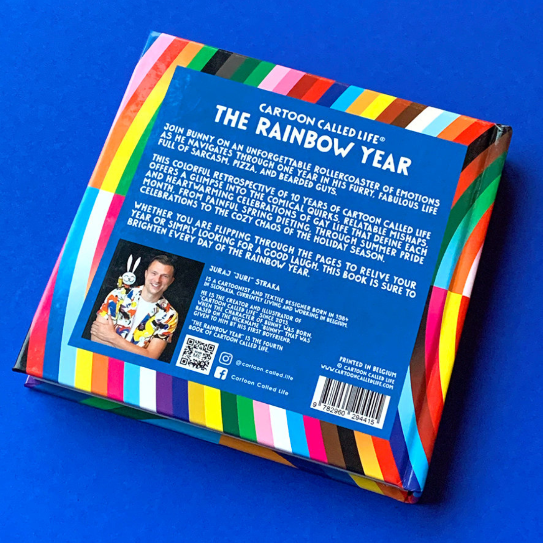 New book “The Raonbow Year” from Cartoon Called Life with new adventures of Bunny the main Character. Fin dit at Flavourez.