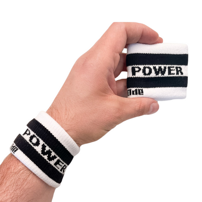 2 'Power Identity'Polsbandjes ontworpen door Barcode. Producten van Barcode zijn te koop bij Flavourez