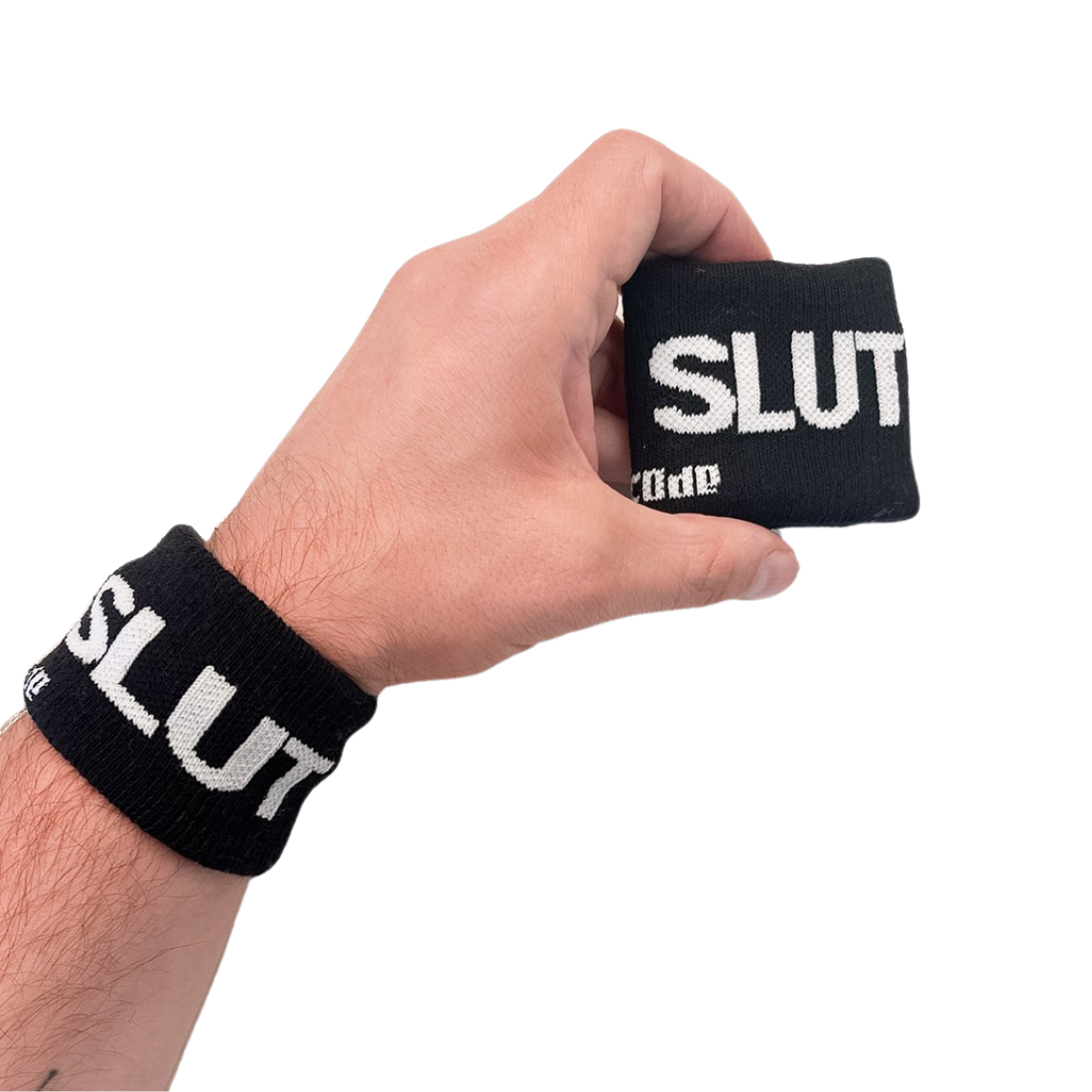 2 'Slut Identity' Polsbandjes ontworpen door Barcode. Perfect voor gay mannen en te koop bij Flavourez.