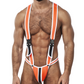 Stoere oranje heren singlet, ontworpen door het Italiaanse modehuis Sparta’s Harness en te koop bij Flavourez.