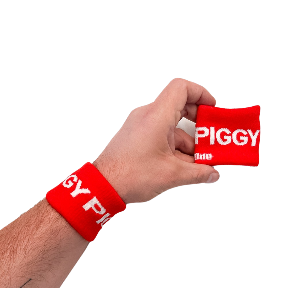 2 'Piggy Identity' Polsbandjes ontworpen door Barcode. Perfect voor gay mannen en te koop bij Flavourez.