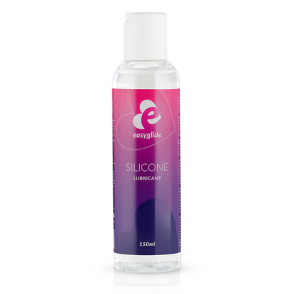 Handig meeneem formaat flesje (150 ml) siliconen glijmiddel met doseerpompje van het merk EasyGlide, ontwikkeld door EasyToys en te koop bij Flavourez.