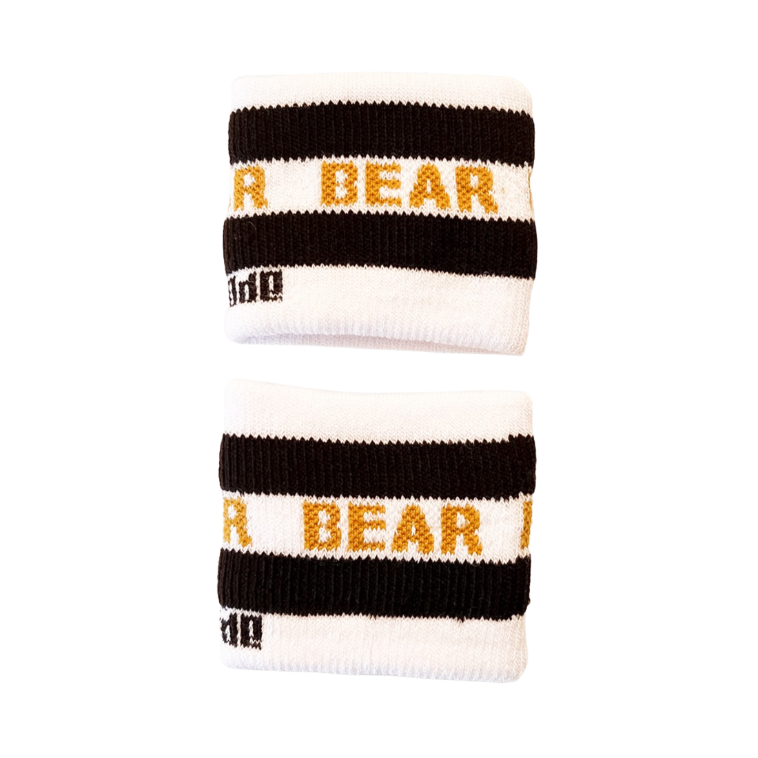 2 'Bear Identity'Polsbandjes ontworpen door Barcode. Producten van Barcode zijn te koop bij Flavourez