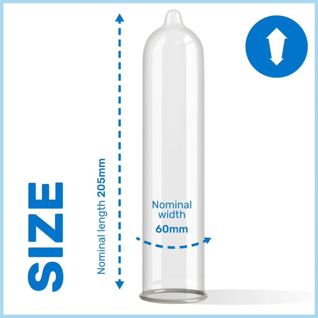 Pasante King Size condooms hebben een nominale breedte van 60 mm en zijn geschikt voor een XXL penis. XXL condooms koop je bij Flavourez