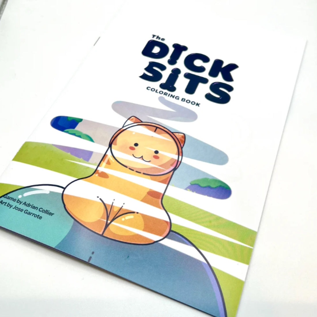 The dick sits colouring book for adults, buy it at flavourez.nl