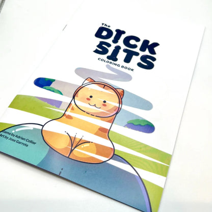 The dick sits colouring book for adults, buy it at flavourez.nl