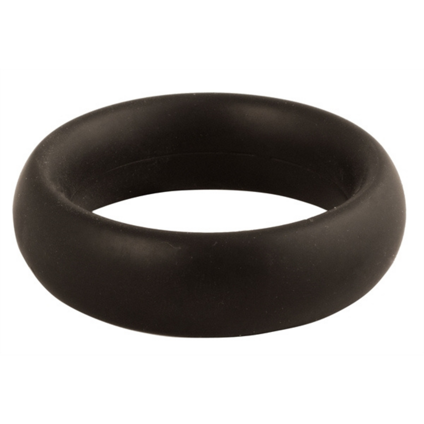 Zwarte donut cock ring met een diameter van 45 mm van Mister B, te koop bij Flavourez.