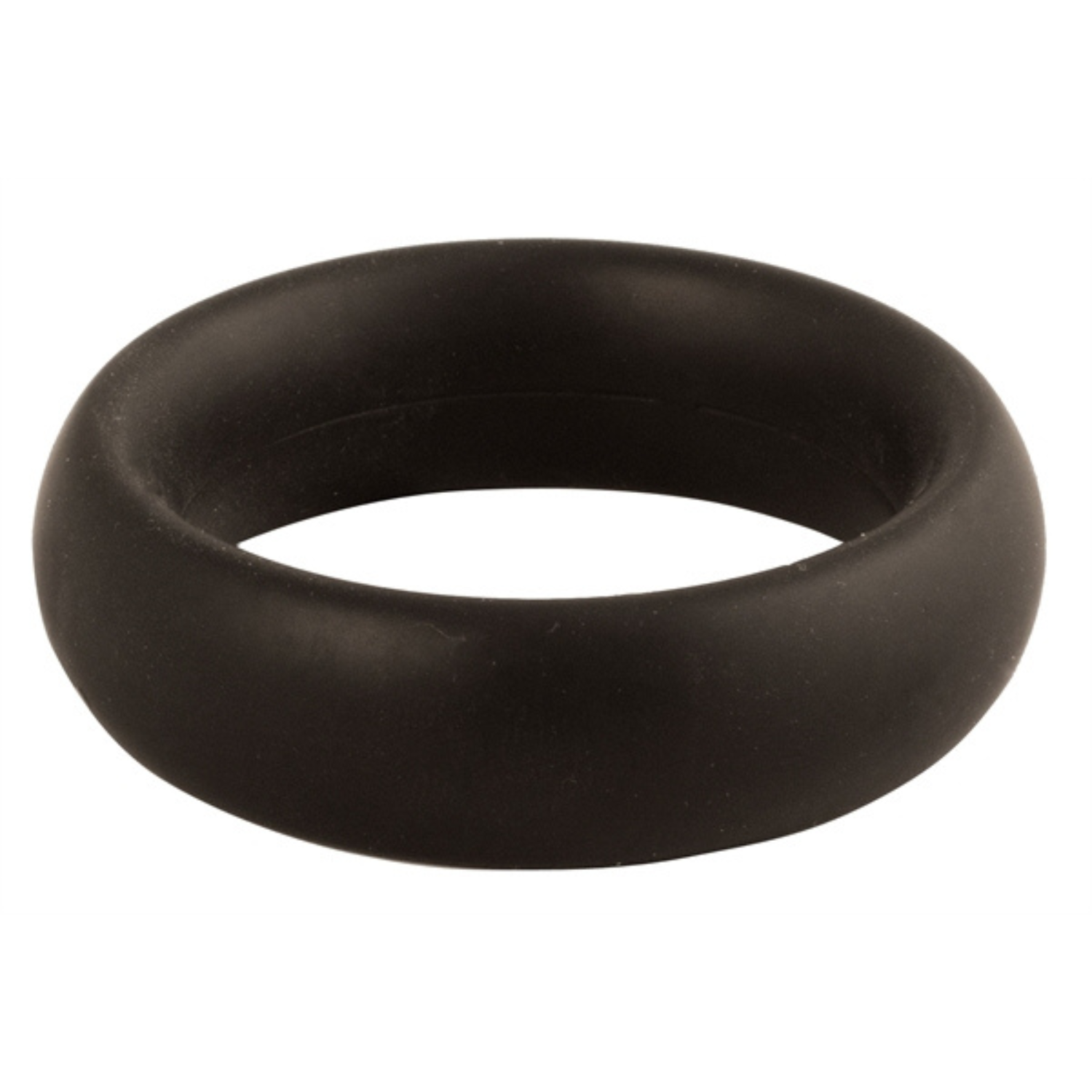 Zwarte donut cock ring met een diameter van 50 mm van Mister B, te koop bij Flavourez.