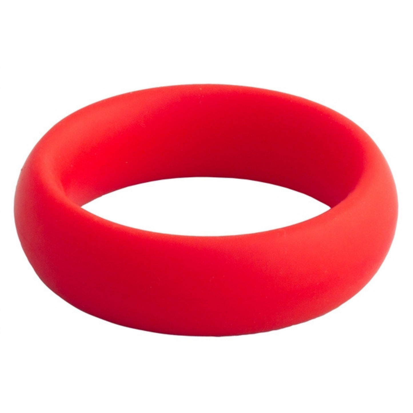 Rode donut cock ring met een diameter van 50 mm van Mister B, te koop bij Flavourez.
