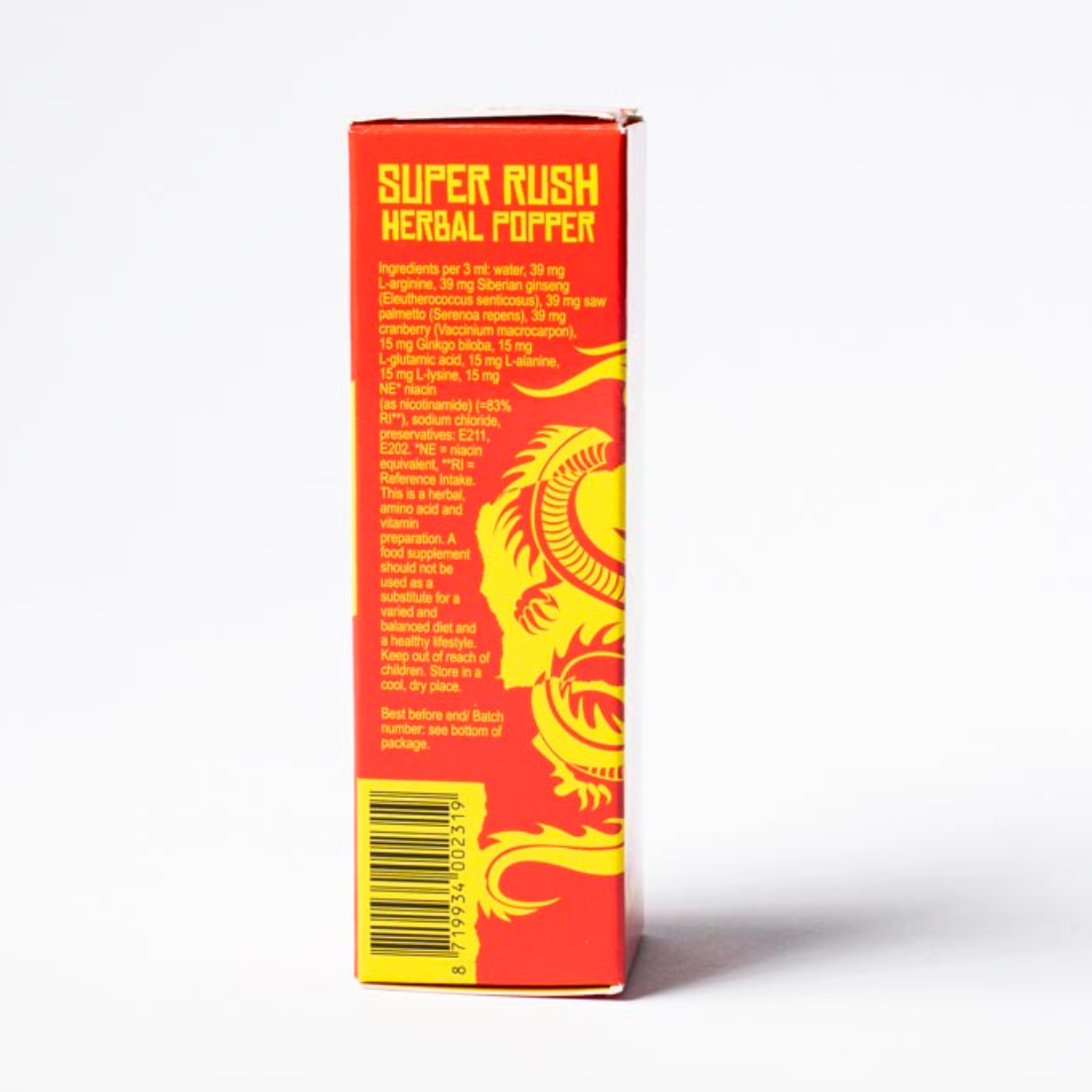 Spray met Super Rush Herbal Poppers van het merk VitaVero. Te koop bij Flavourez.