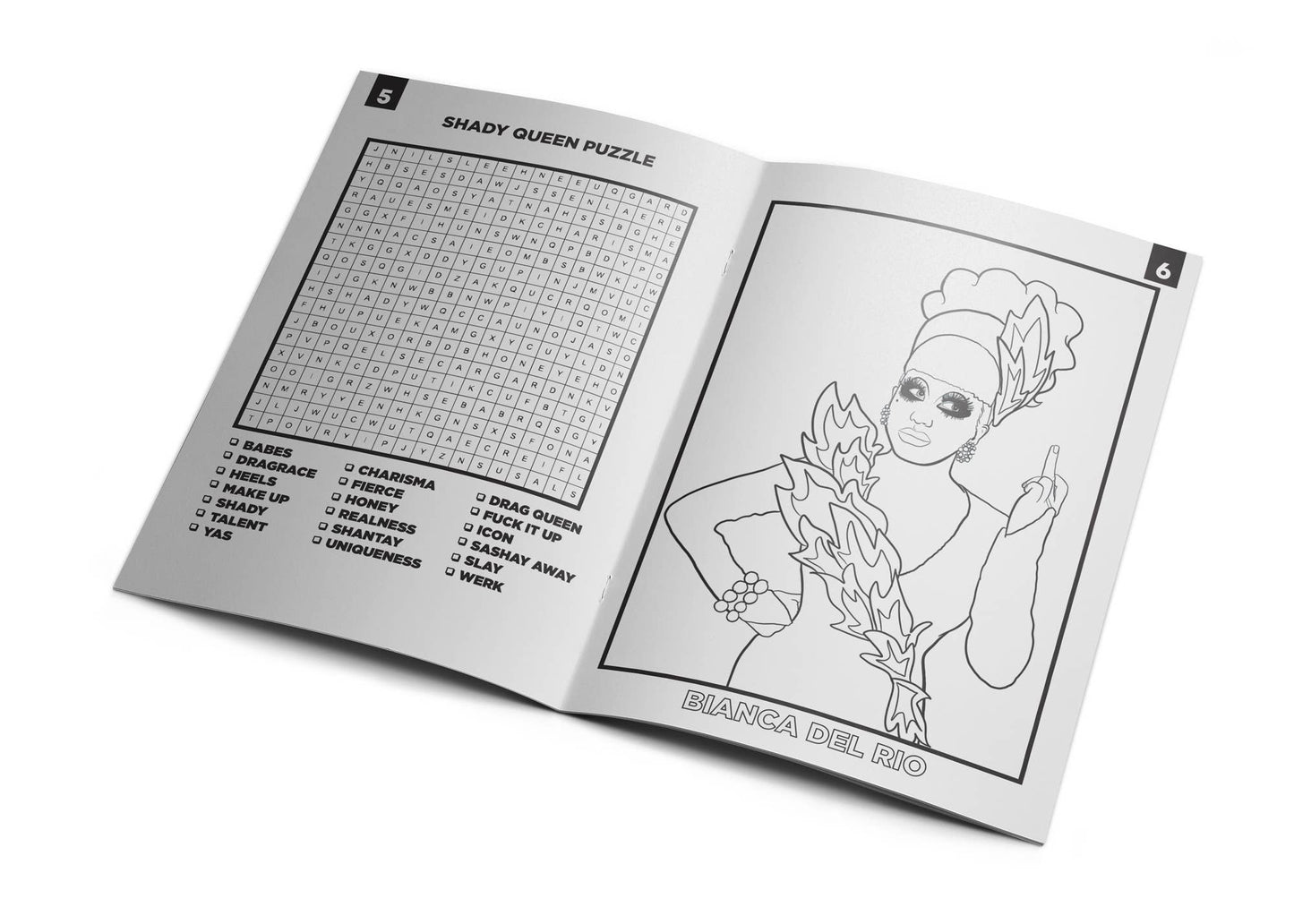 Livre d'activités Drag Queen