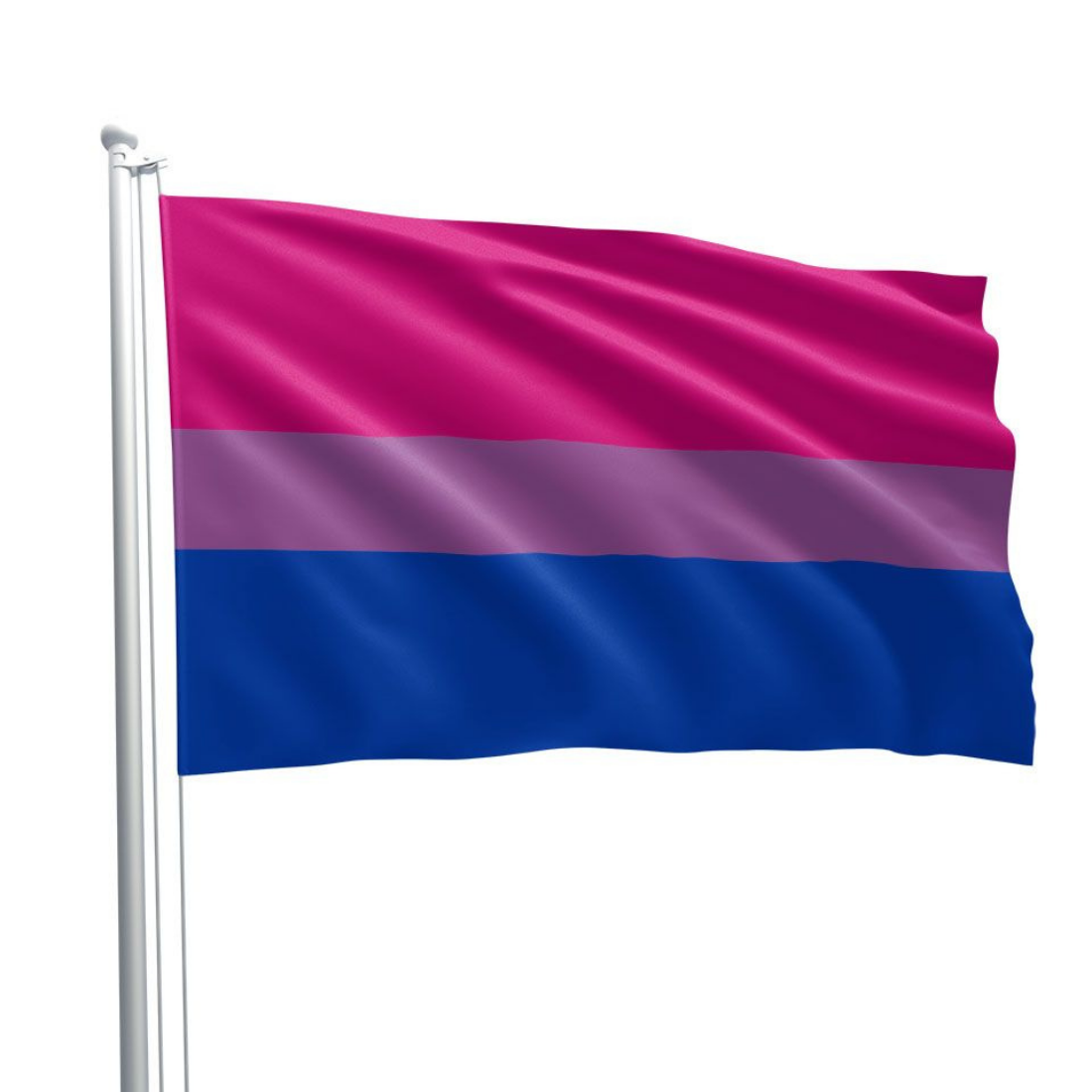 Bi Pride vlag, formaat 90cm x 150 cm van Mister B en te koop bij Flavourez.