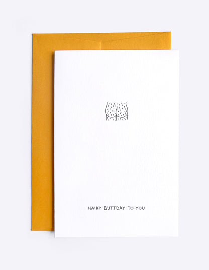 Hairy Buttday (Card)