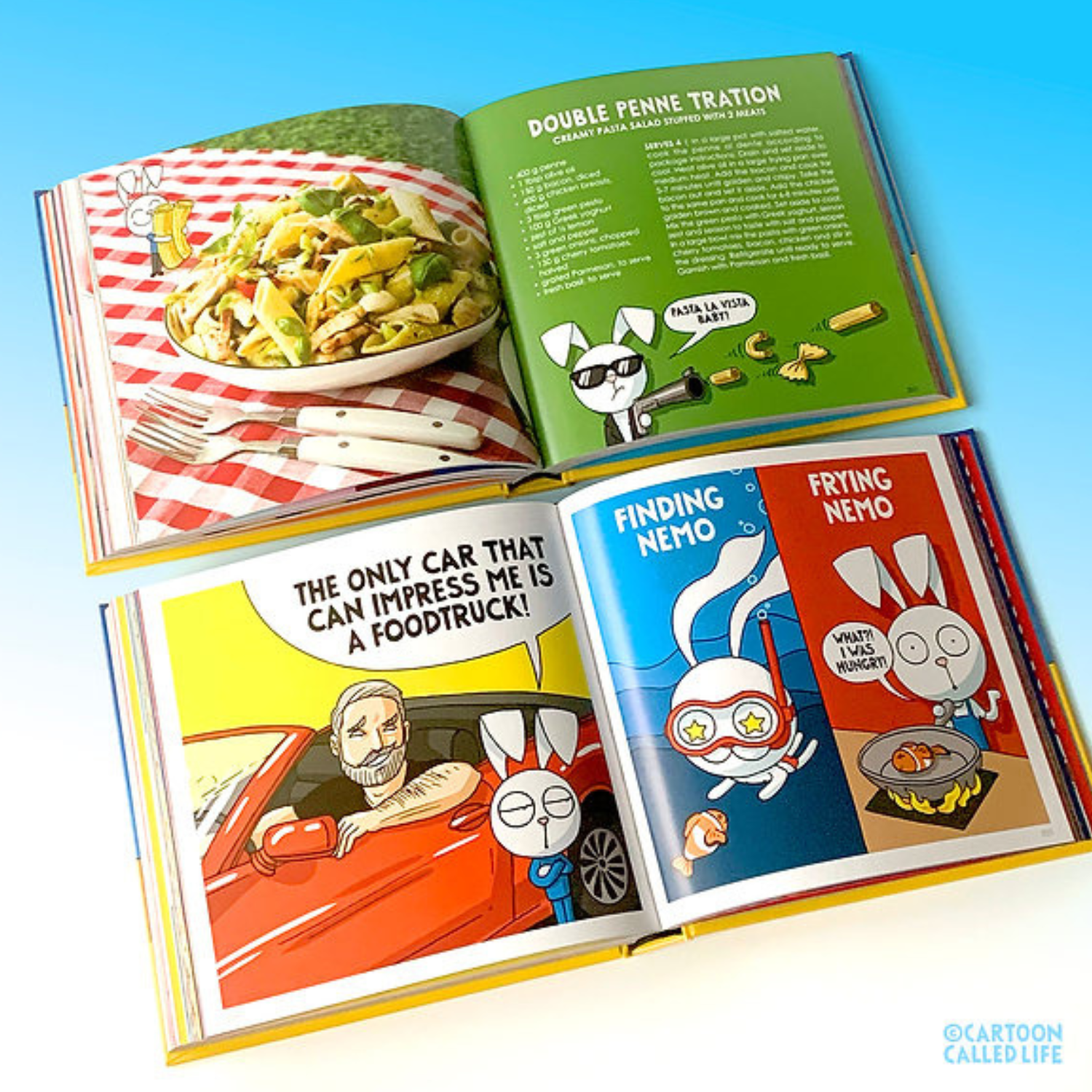 Bunny's Cookbook met heerlijke recepten van chefkok en food designer Alexander Sebregts. Te koop bij Flavourez