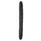 Realistische zwarte dubbele dildo van 30 cm lang. De dildo is van het merk EasyToys en te koop bij Flavourez.