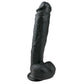 Realistische, zwarte, flexibele dildo van 26,5 cm met balzak van het merk EasyToys. Dildo's van EasyToys koop je bij Flavourez