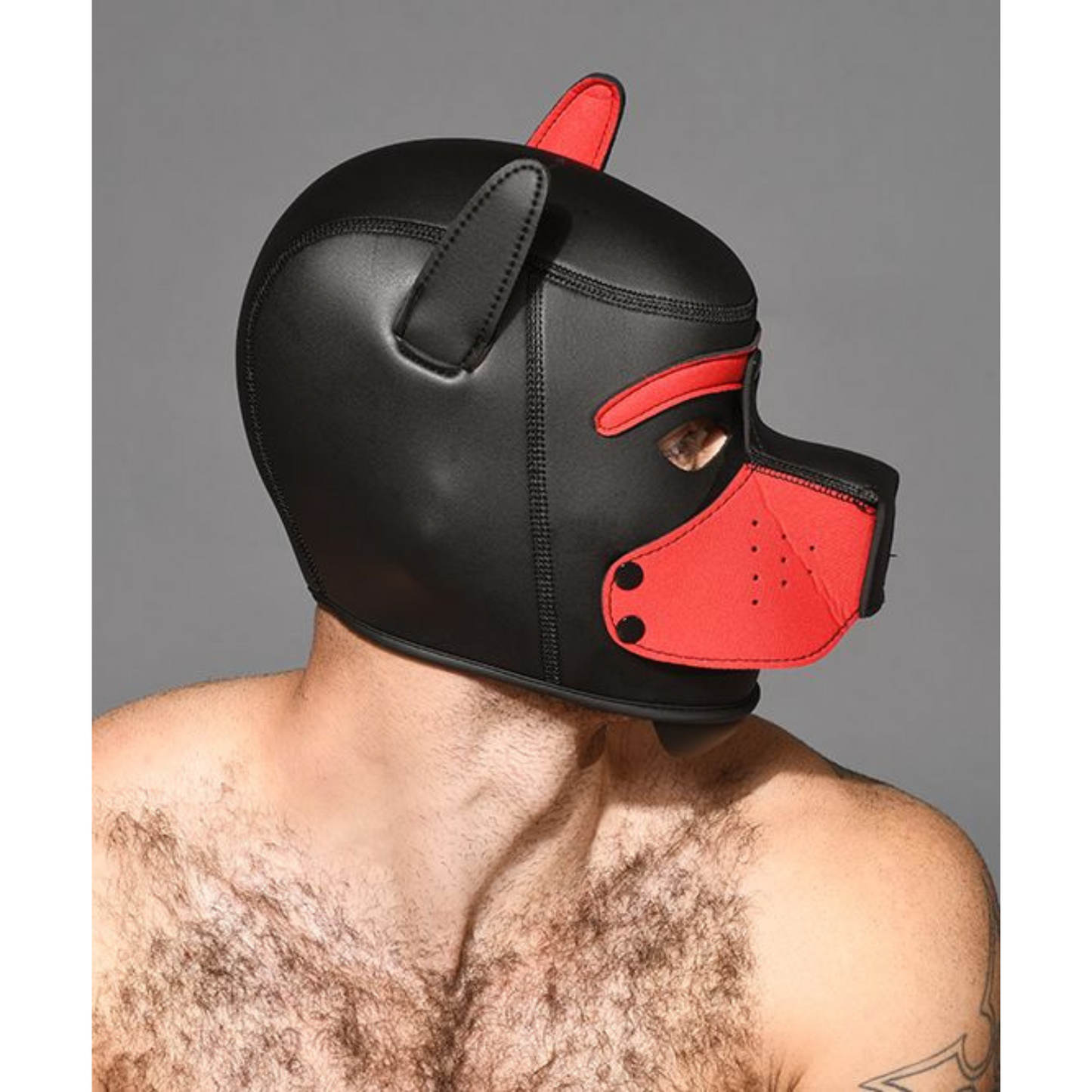 Andrew Christian - Trophy Boy Puppy Masker - Rood