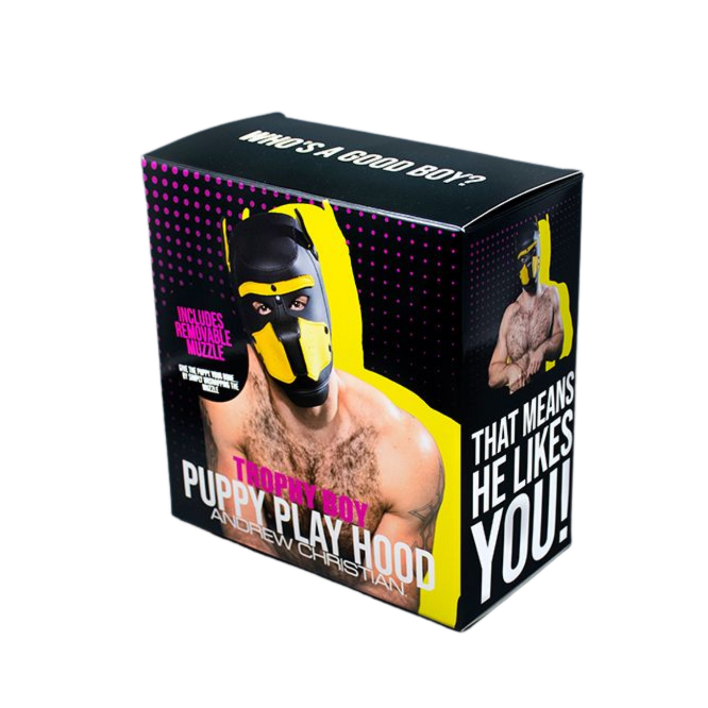 Andrew Christian - Trophy Boy Puppy Masker yellow