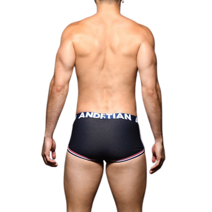 Boxershort met 'denim look' ontworpen door het Amerikaanse designer merk Andrew Christian. Te koop bij Flavourez.
