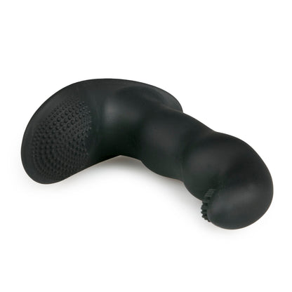 Zwarte geribbelde prostaat vibrator uit de EasyToys Men Only Collectie. Gemaakt van siliconen. Toys van EasyToys koop je bij Flavourez